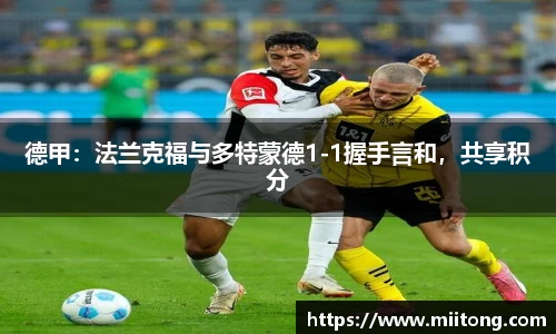 德甲：法兰克福与多特蒙德1-1握手言和，共享积分
