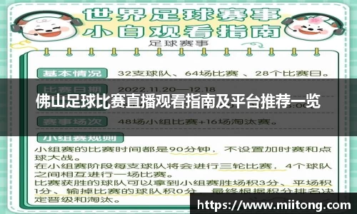 佛山足球比赛直播观看指南及平台推荐一览